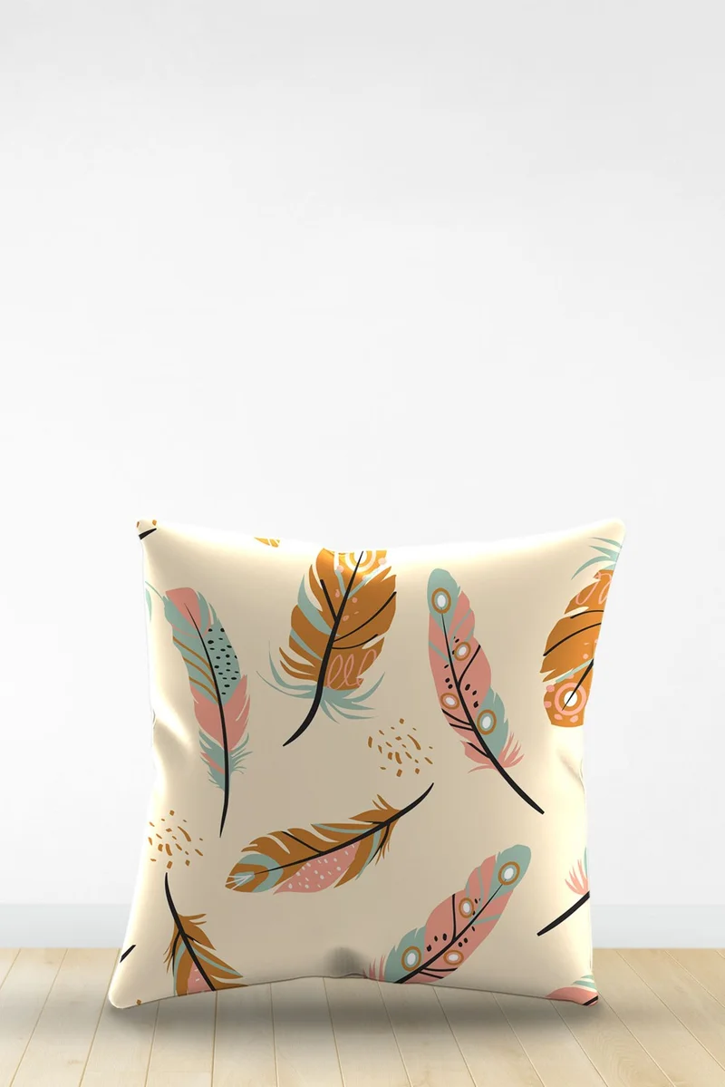 ارتافيسا Double Sided Digital Printed Decorative Faux Leather Throw Pillow Cover