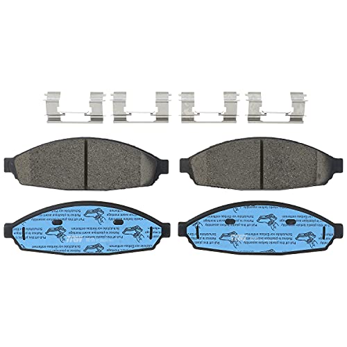 TRW Pro TRC0931 Disc Brake Pad Set For Ford Crown Victoria 2003-2011, Front, And Other Applications - Image 1