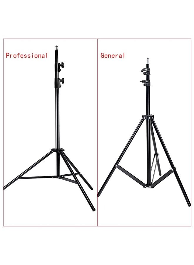 NEEWER Pro 9feet/260cm Spring Loaded Heavy Duty Photo Studio Light Stand with 1/4" Screw & 5/8 Stud for Video, Portrait and Photography Lighting