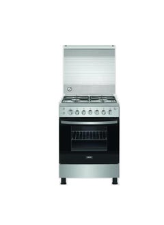 ZANUSSI - Gas Cooker - 4 Burners -60cm -Stainless Steel - ZCG62356XA