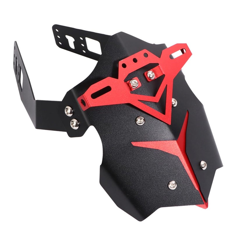 Red Aluminum Alloy Motorcycle Rear Fender Mudguard Dirt Bike Splash Shield - Image 2