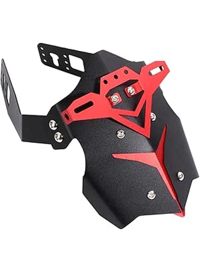 Red Aluminum Alloy Motorcycle Rear Fender Mudguard Dirt Bike Splash Shield - Image 1
