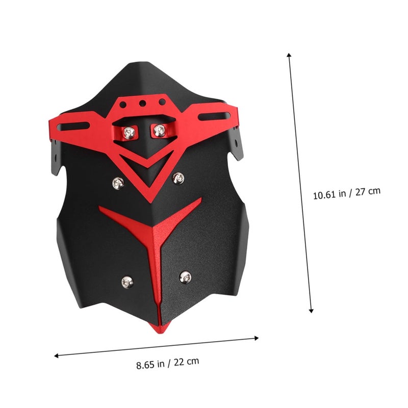Red Aluminum Alloy Motorcycle Rear Fender Mudguard Dirt Bike Splash Shield - Image 3