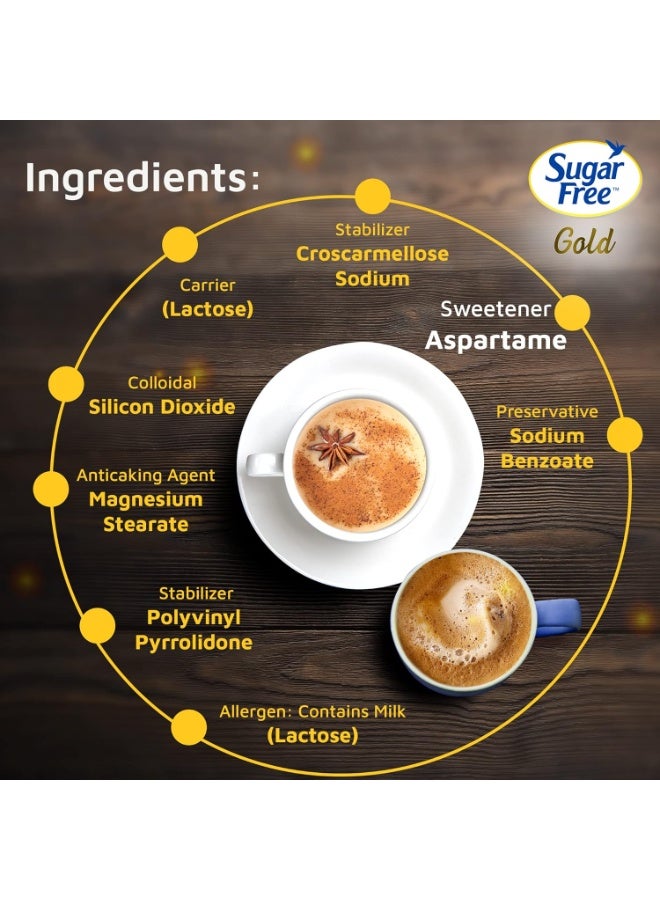 Sugar Free Gold 300+60 Pellets India’S No.1 Sweetner Sweet Like Sugar With Low Calories Scientifically Proven & Tested 36G - Image 3