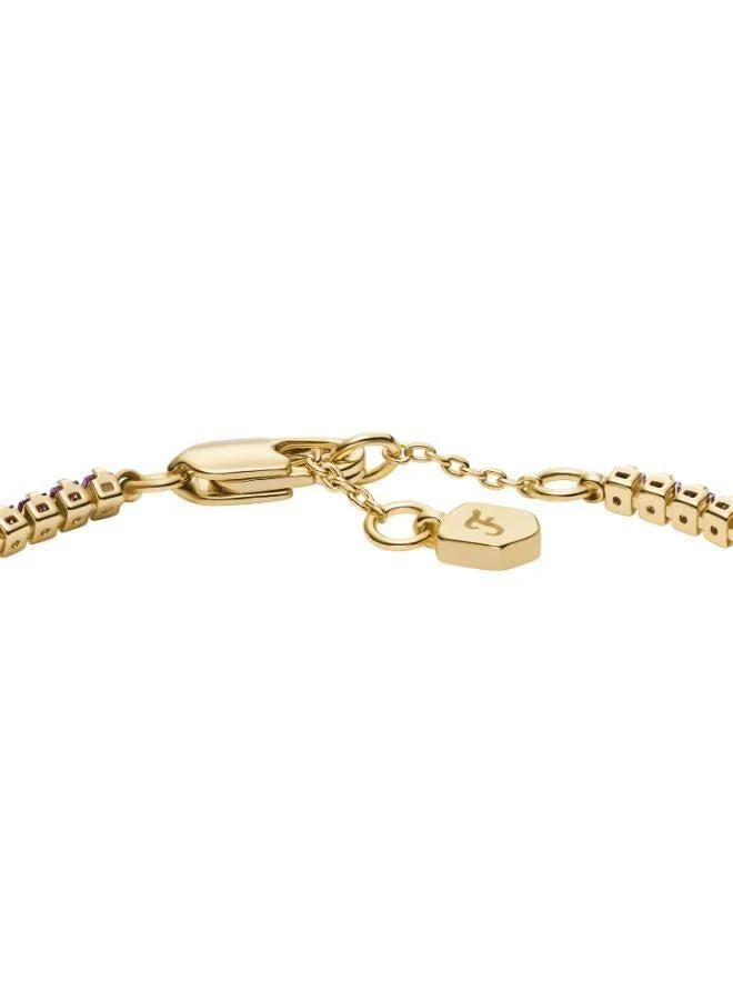 Fossil  JA7306710 Base Metal Jewelry with Cubic Zirconia for Women | Best Price UAE