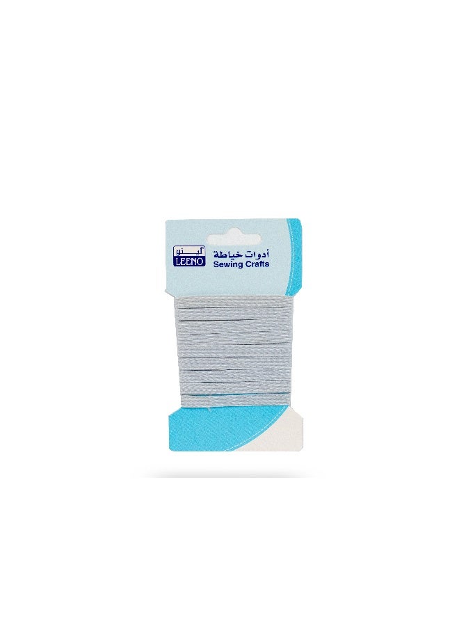 Leeno Sewing Crafts White Elastic Band Roll For Tailoring & Diy