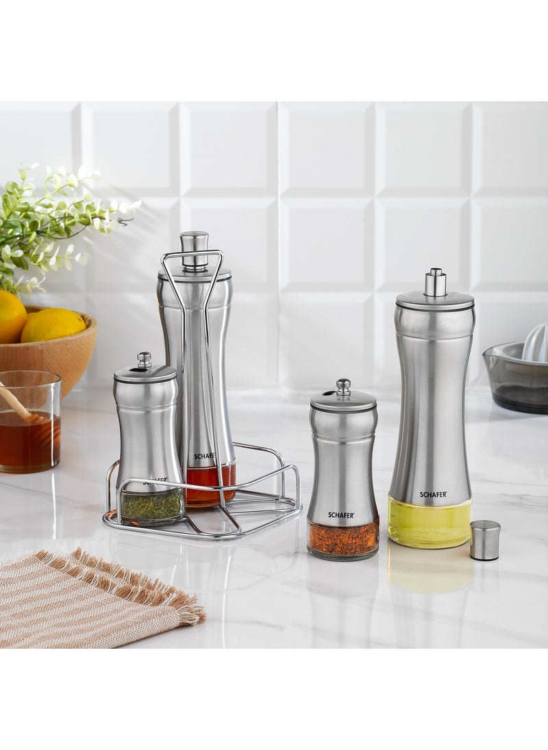 Retro Oil + Vinegar Bottle Set 5 Pieces-Inox - pzsku/Z38DA6311E32D3C098157Z/45/_/1739927734/6a6ec0c2-faac-49cd-b452-042599ea62a2