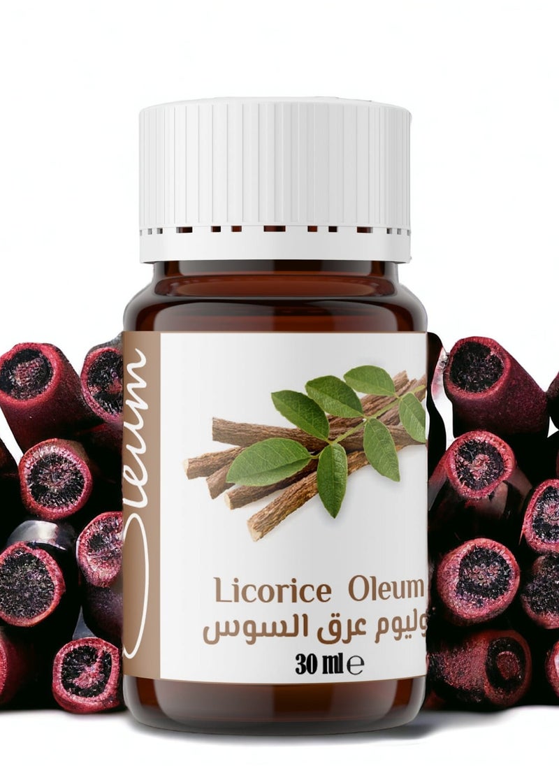 Oleum Cosmetics Oleum Licorice Oil 30ml - for Even,Toned Skin - Gentle and Nourishing - Helps Achieve a Healthy Appearance  - Image 1