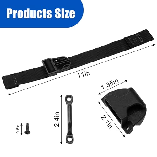 URYKEC 356A0002 Buckle Kit, Replacement Parts Kit, Service Kit, for Bakflip（Bottom Side） - Image 2