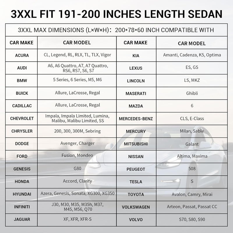 Tecoom Heavy Duty All Weather Car Cover - Image 2