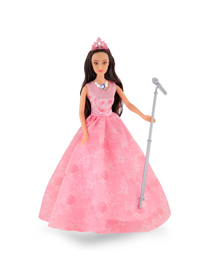 Fulla Singing Interactive Doll With Microphone, Stand And Trendy Accessories, Perfect For Girls Who Love Fashion & Singing, Perfect For Eid Gifting  - Image 4