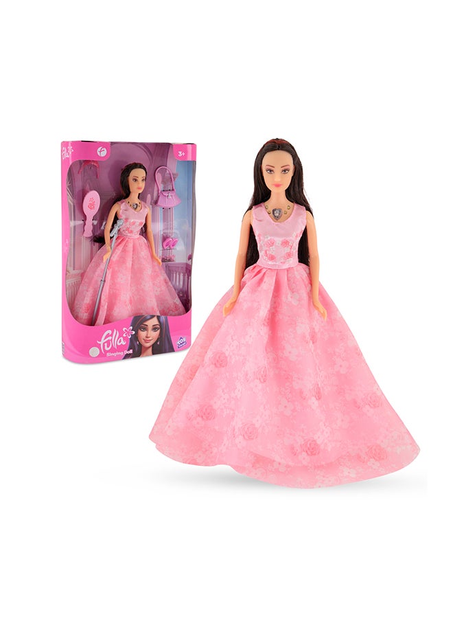 Fulla Singing Interactive Doll With Microphone, Stand And Trendy Accessories, Perfect For Girls Who Love Fashion & Singing, Perfect For Eid Gifting  - Image 1