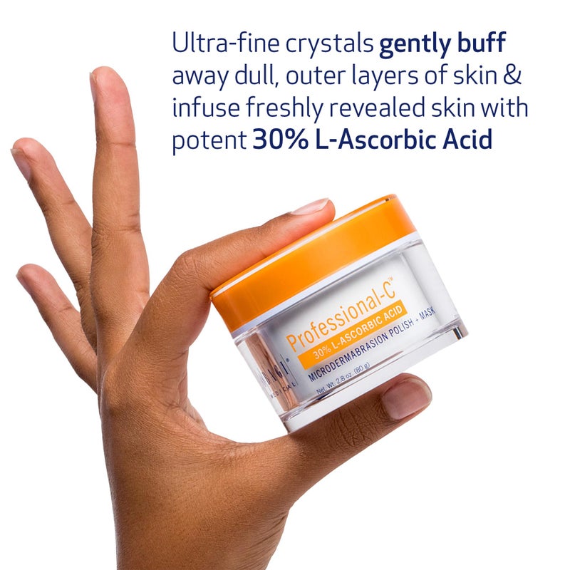 Obagi Medical Obagi Professional-C Microdermabrasion Polish + Mask â€“ Dual Action Vitamin C Face Mask that Exfoliates & Promotes Healthy Looking Skin â€“ 2.8 oz - Image 4