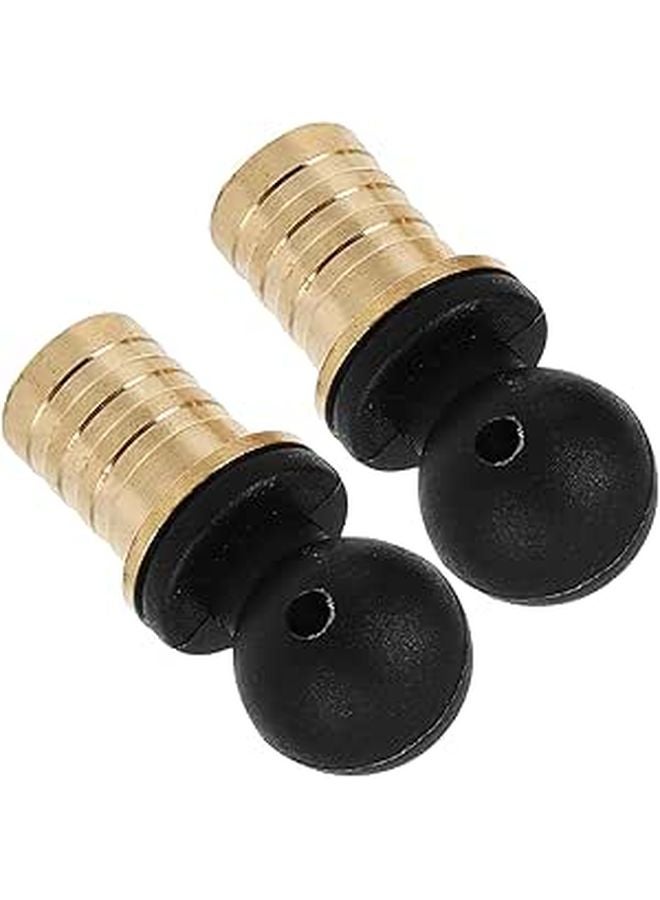 Brass Gourd Bottle Stoppers 12mm Sealing Plugs For Wine Beer Home Bar Preservation - Image 1