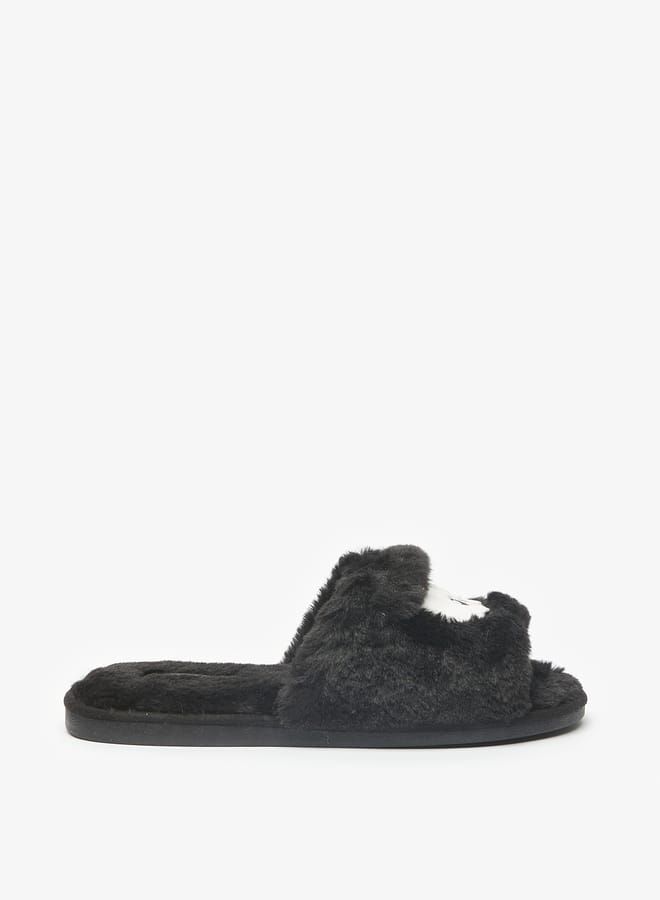 Cozy Women Embroidered Bedroom Slides - Image 3