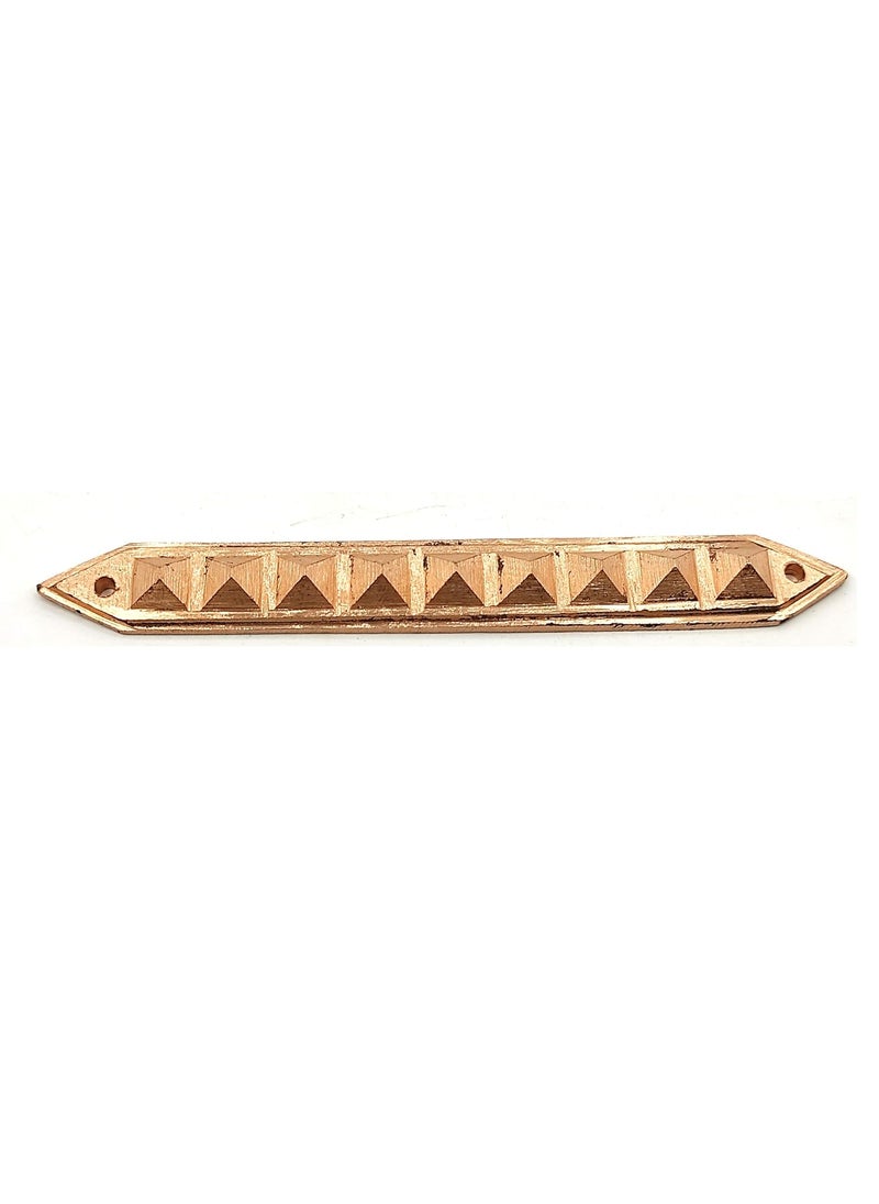 Plus Value Plus Value Copper Vastu Pyramid Divider Patti Strip 100x Powerful Vaastu Remedies for Toilet Defect Dividing Space to Cure Vastu Defects  - Image 2