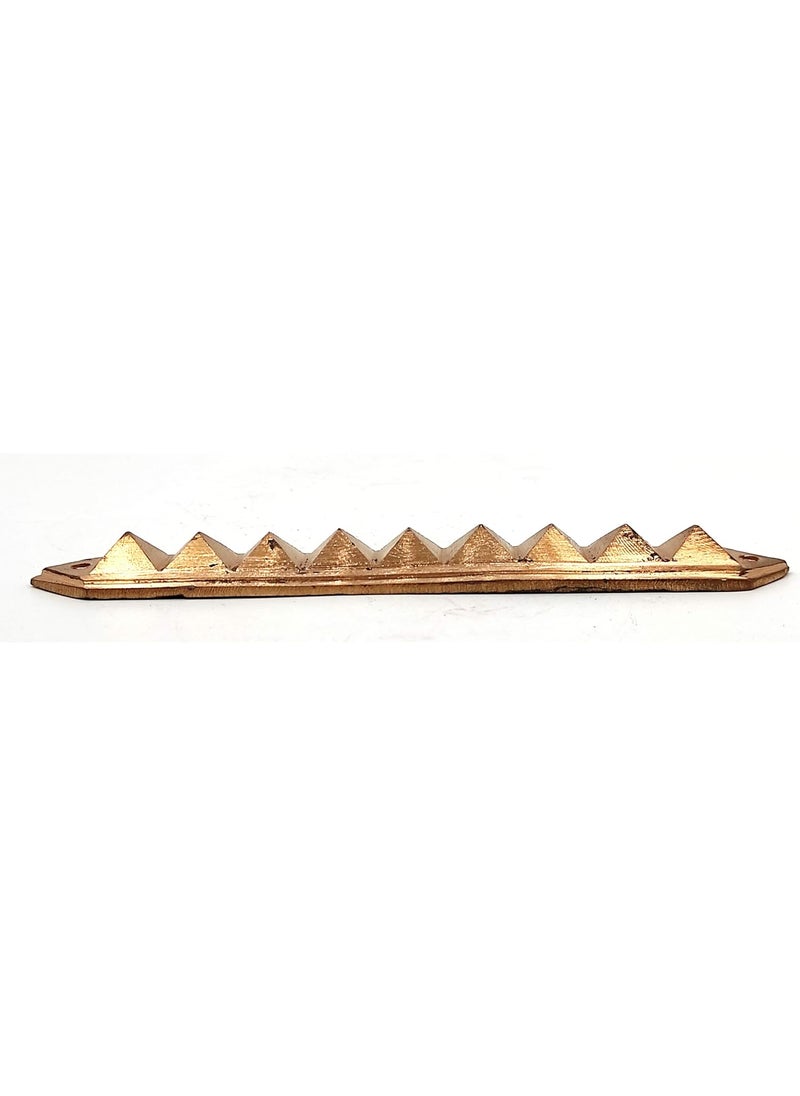Plus Value Plus Value Copper Vastu Pyramid Divider Patti Strip 100x Powerful Vaastu Remedies for Toilet Defect Dividing Space to Cure Vastu Defects  - Image 3