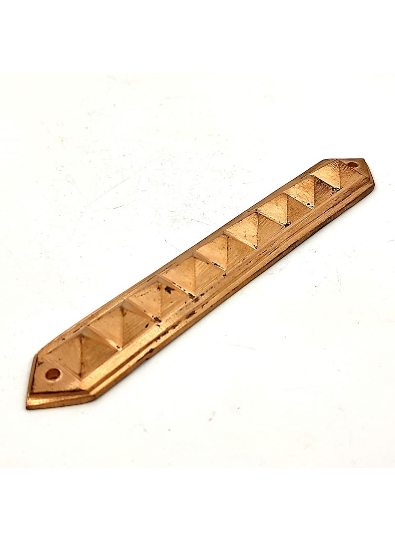 Plus Value Plus Value Copper Vastu Pyramid Divider Patti Strip 100x Powerful Vaastu Remedies for Toilet Defect Dividing Space to Cure Vastu Defects  - Image 4