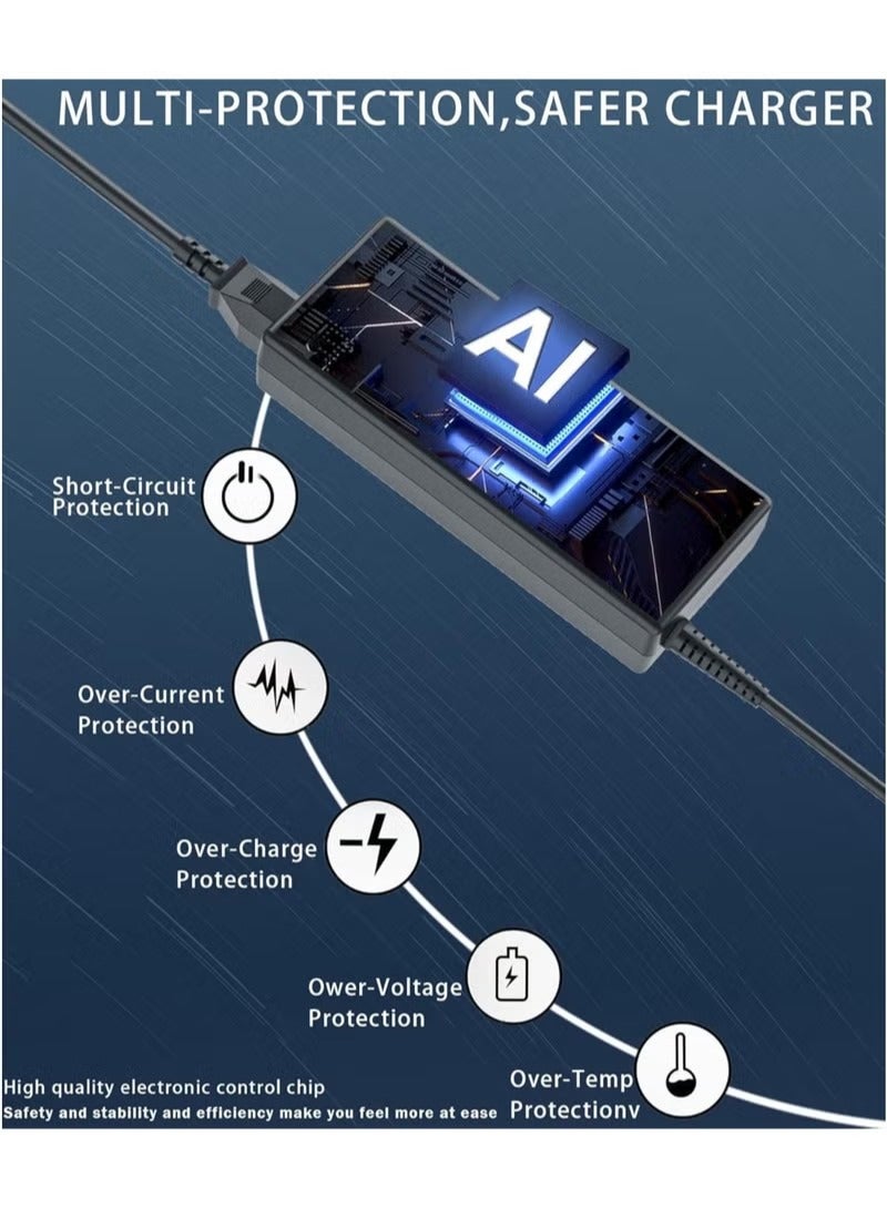 ARNOTEC 90W Universal Laptop Charger, 15V-20V Power Adapter, 10 Interchangeable Connectors, Compatible with Acer/ASUS/HP/Lenovo/ThinkPad/Samsung/Sony/Toshiba 65W/45W Laptop Adapters - Image 4
