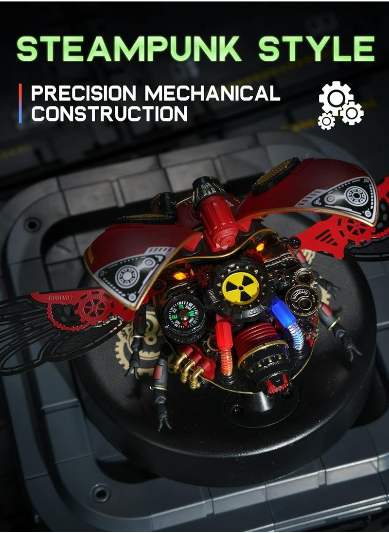 Robotime - ROKR Scout Beetle Model MI02 3D Puzzle ,Assembly Brain Teaser 3D Puzzle DIY Build Model Crafts Kits, Unique Gifts and Home Decor - Image 1