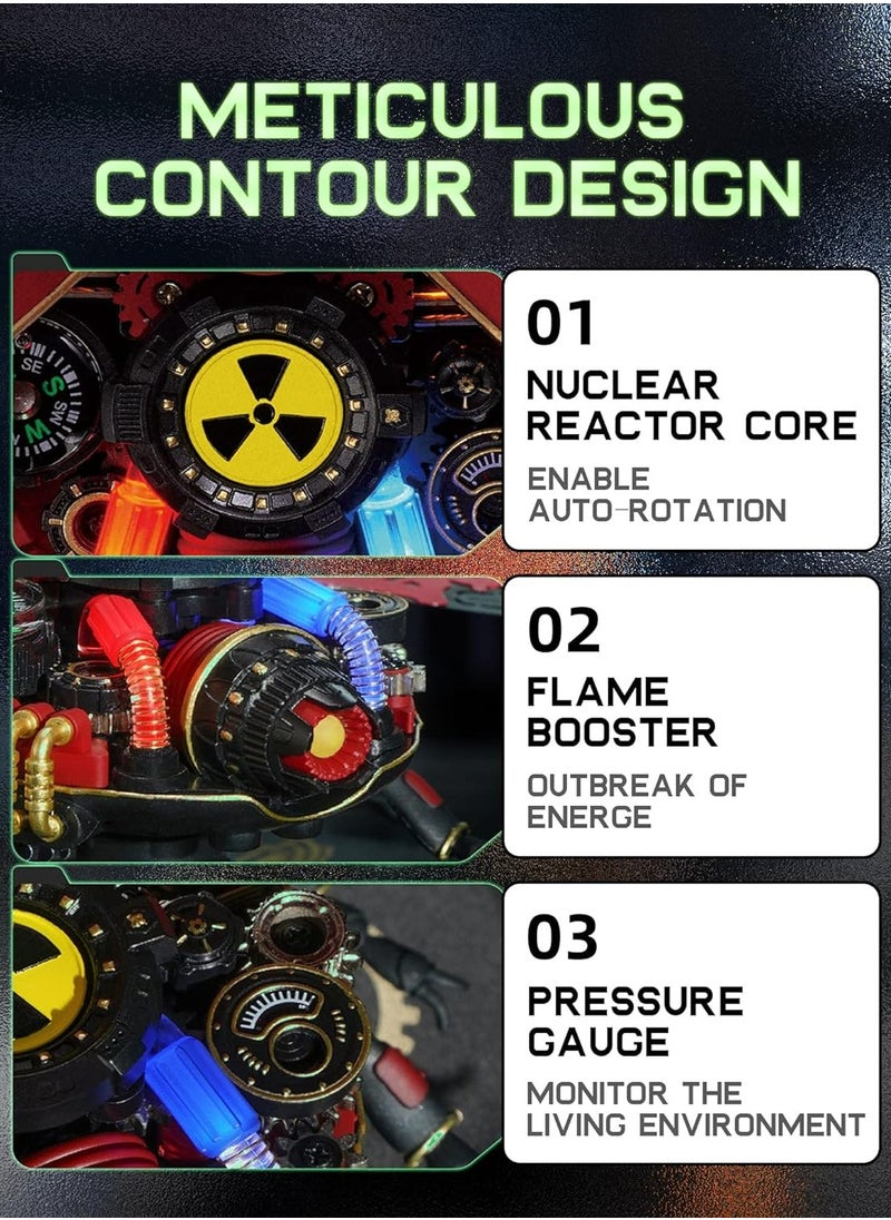 Robotime - ROKR Scout Beetle Model MI02 3D Puzzle ,Assembly Brain Teaser 3D Puzzle DIY Build Model Crafts Kits, Unique Gifts and Home Decor - Image 1