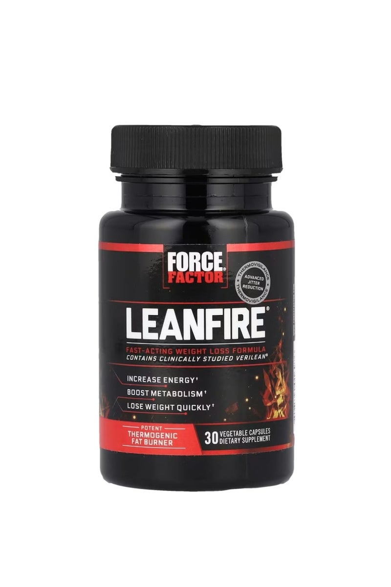 فوريس فاكتور لين فاير 30 كبسولة نباتية - Image 1