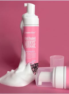 Immetee Curl Hair Control Mousse,Non Sticky Moisturizing Nourishing Repairing Curl Hair Foam Mousse for Hair Styling Volumizing and Against Frizz Professional Design for Curl Hair 200ml  - Image 2