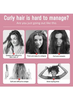 Immetee Curl Hair Control Mousse,Non Sticky Moisturizing Nourishing Repairing Curl Hair Foam Mousse for Hair Styling Volumizing and Against Frizz Professional Design for Curl Hair 200ml  - Image 4