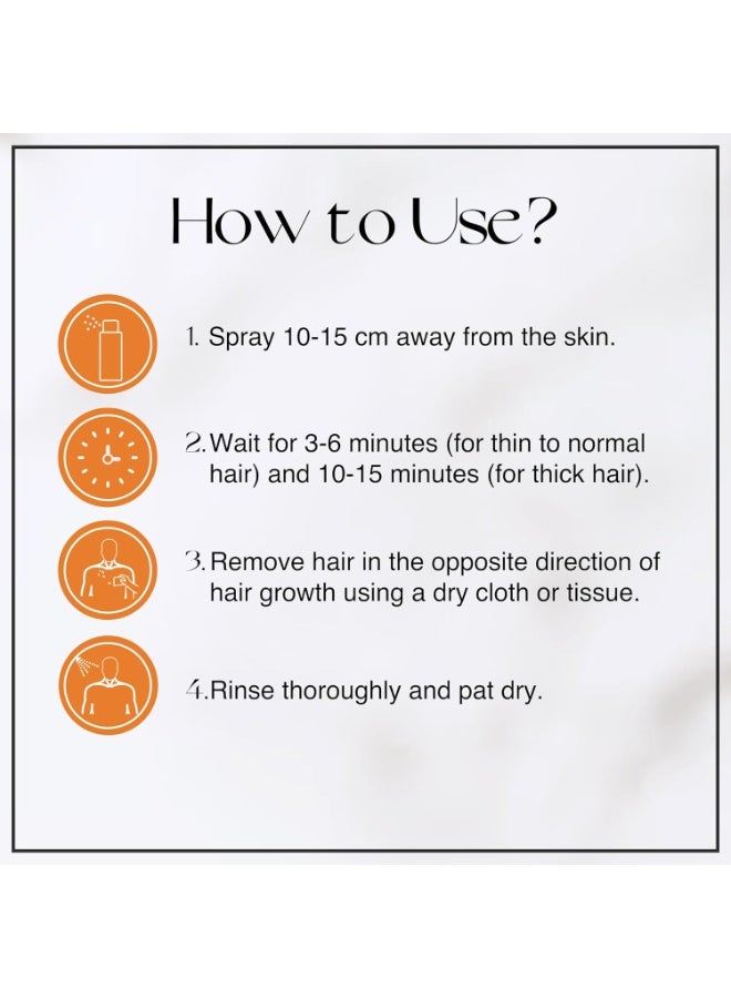 NOURISH MANTRA Urban Raja Hair Removal Foam/Made With Shea Butter, Glycerine, Sunflower Seed Oil/Painless Hair Removal/De-tanning Effect/Long Lasting Results - 200 Ml - Image 3