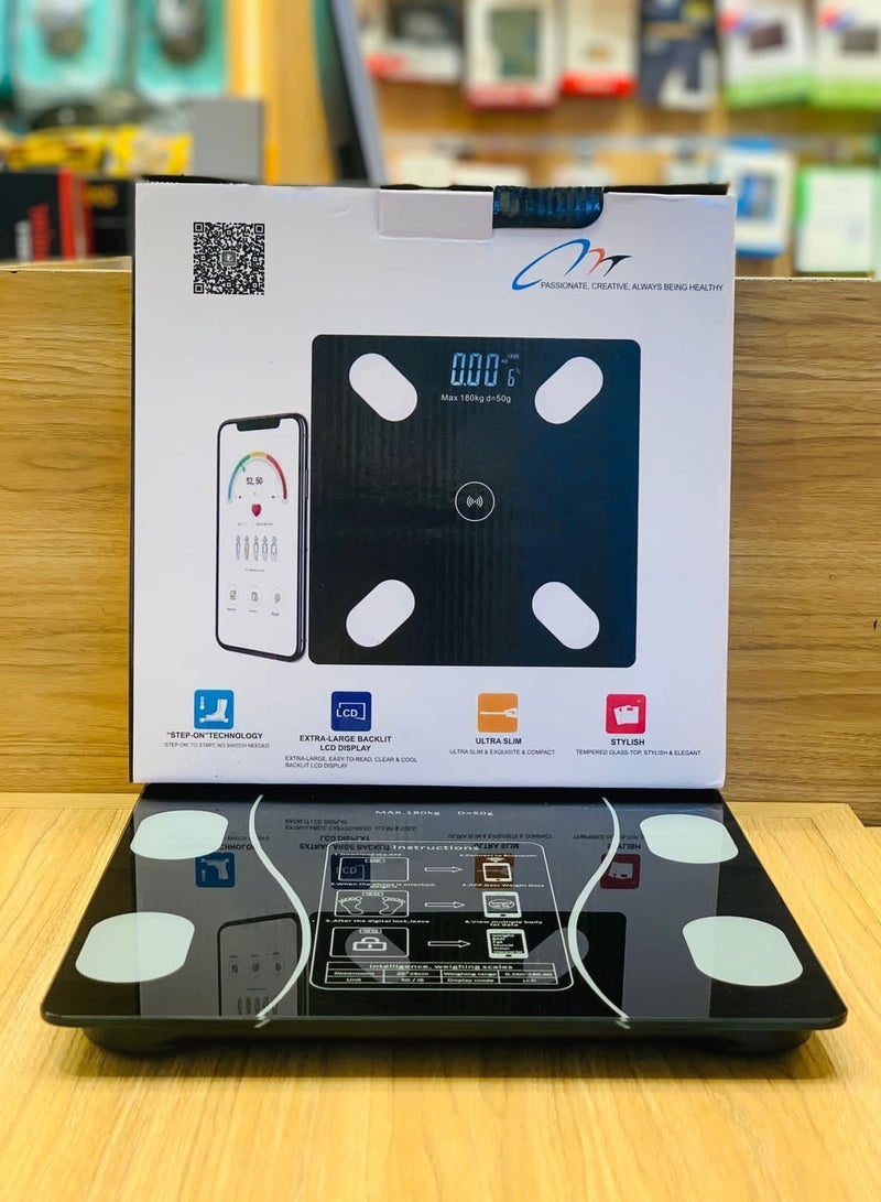 بيير دونا ميزان بيير دونا الرقمي الذكي مع بلوتوث 24 قياسات مع تطبيق لنظامي iOS وAndroid - Image 5