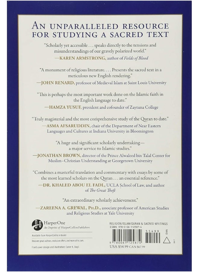 The Study Quran A New Translation And Commentary by Nasr, Seyyed Hossein - Dagli, Caner K - Dakake, Maria Massi - Lumbard, Joseph E.B. - Rustom, Mohamme Paperback  - Image 1