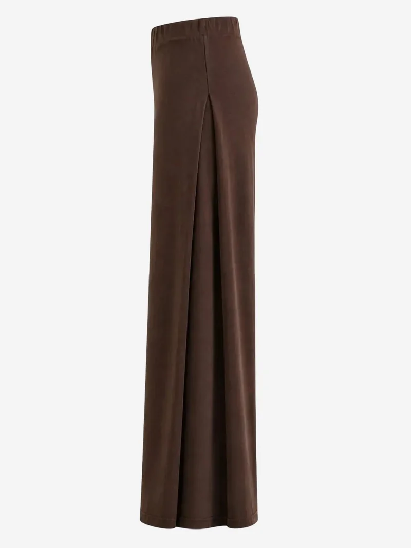 ميكسراي MIXRAY High Waist Wide Leg Slit Trousers