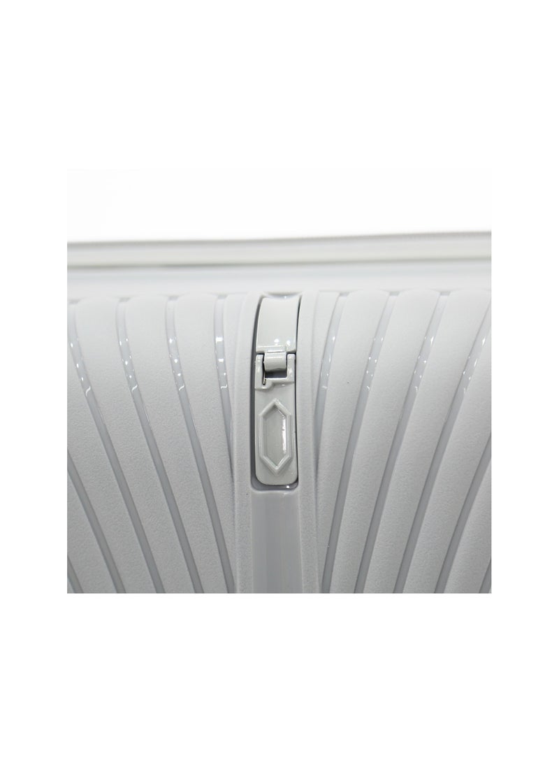 MELIFE Hardside Luggage Trolley Bag 3 Pieces Set,Grey (S-20",M-24",L-28") - Image 4