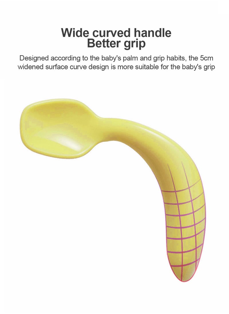 MaBaby - Curved Spoon Training Fork Spoon - Image 1