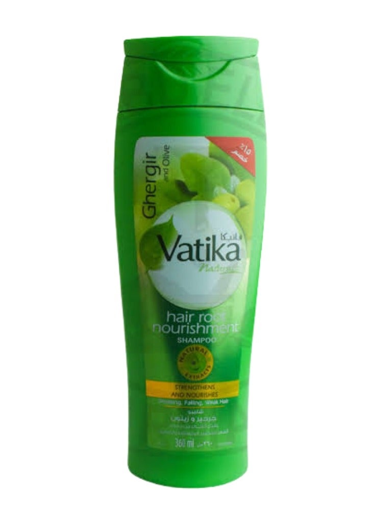 Vatika Watercress and Olive Shampoo 360ml to protect your hair from damage - Image 1