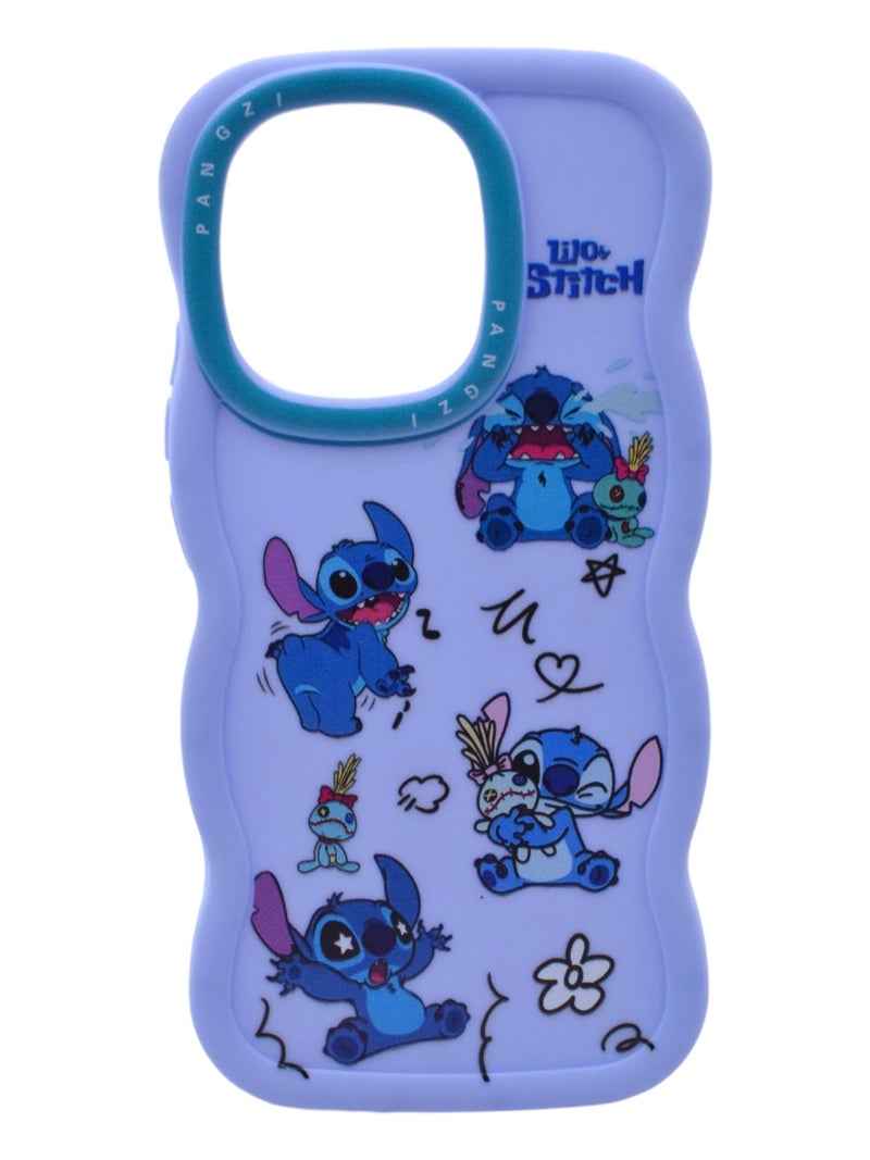 STITCH Plastic Back Cover For Xiaomi Redmi Note 13 - Multicolour - Image 1
