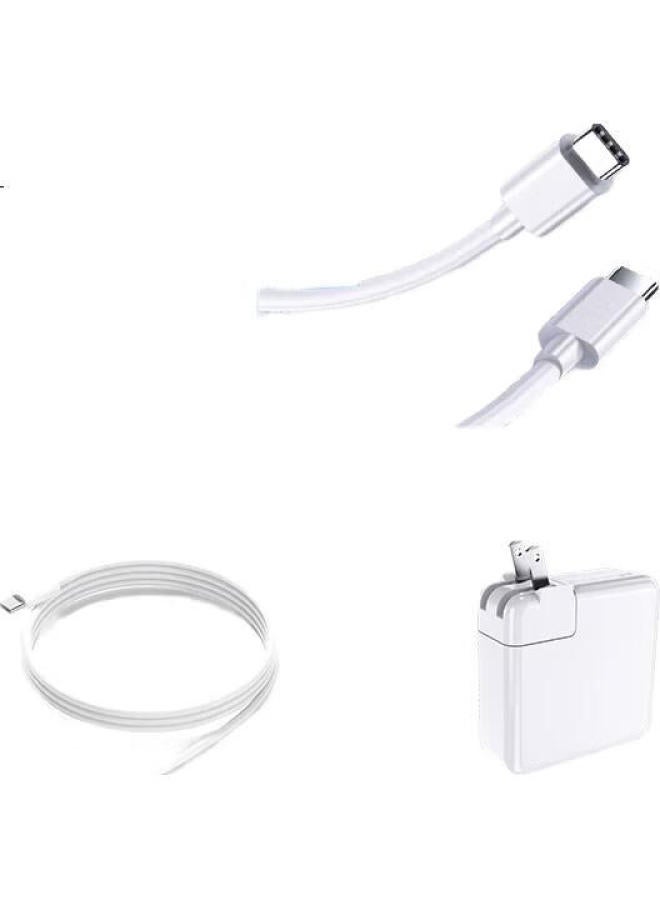 Nvv Apple Computer Charger Type-C Cable Set, Pd61W, Suitable For Apple Laptops Macbook Pro/Air Power Adapter, A1706/A1708 - Image 2