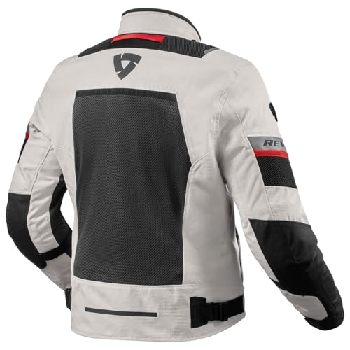 REV'IT! Men's Tornado 4 H2O Adventure Touring Motorcycle Jacket (Silver/Black - X-Large) - Image 2