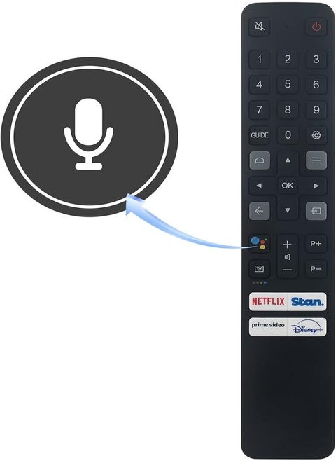 تم استبدال جهاز التحكم عن بعد الصوتي المناسب لتلفزيون TCL Android الذكي