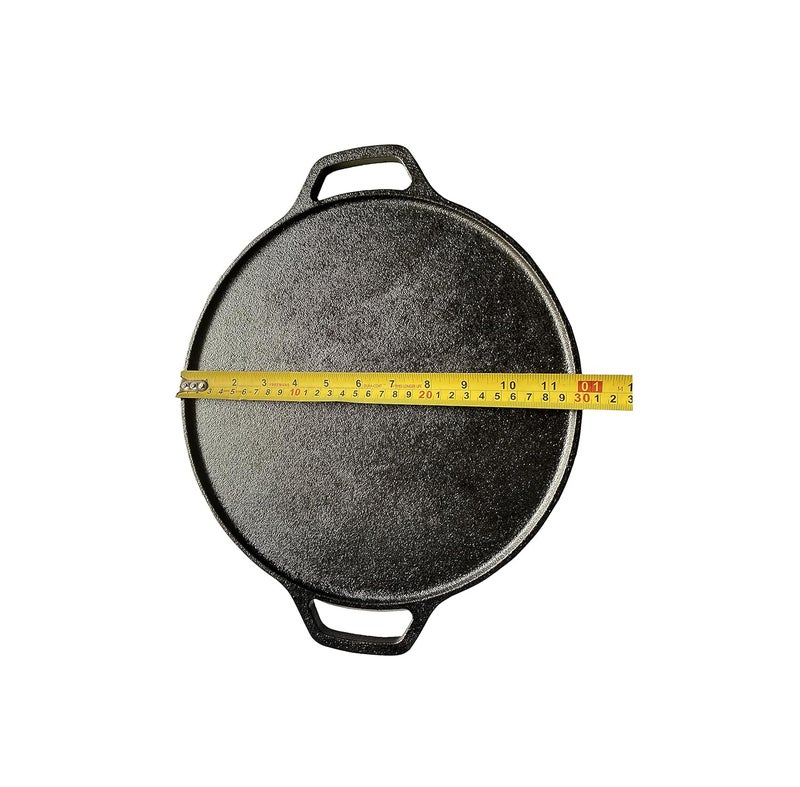 HIKEN 12 Inch Double Handle Dosa Tawa - Image 2