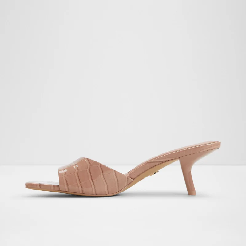ALDO  ENCHANTING Textured Heel Sandals for Women | Best Price UAE