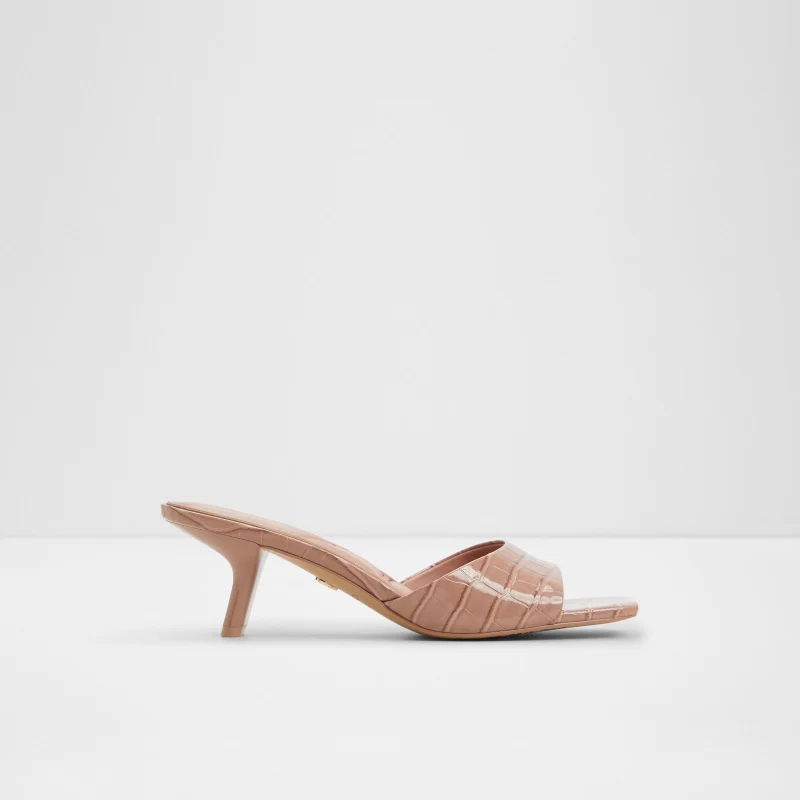 ENCHANTING Textured Heel Sandals