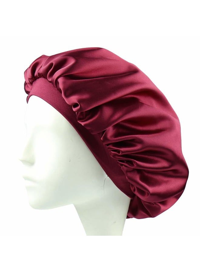 Alnorm Extra Large Hair Bonnet Cap Girls Soft Beanie for Sleeping - Image 3