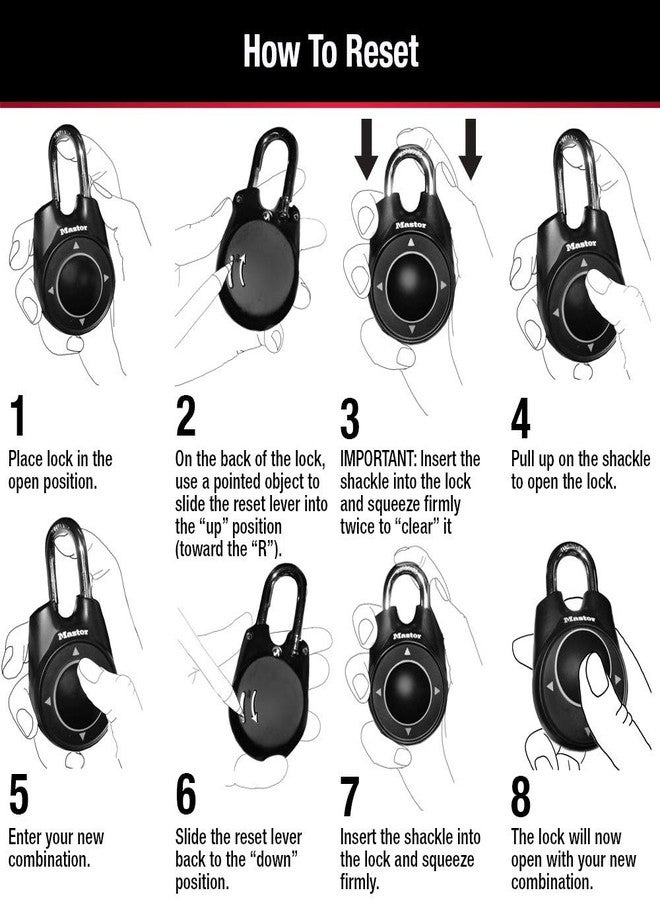 ماستر لوك قفل ماستر لوك 1500iD - اضبط قفلك الاتجاهي الخاص، أزرق - Image 5