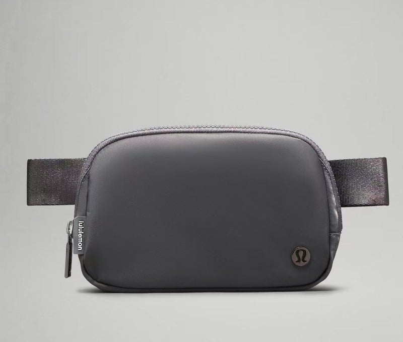 Lulu Sports Fanny Pack High-Quality Running Fitness Asphalt ash
