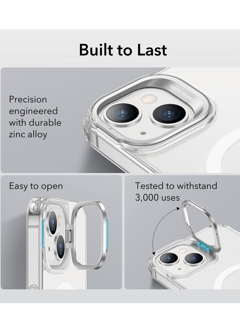 ESR iPhone 14 Classic Kickstand Case with HaloLock Clear – Strong Magnetic Protection and Adjustable Viewing Angles