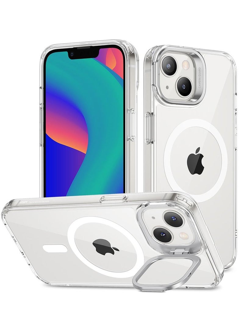 esrgear ESR iPhone 14 Classic Kickstand Case with HaloLock Clear – Strong Magnetic Protection and Adjustable Viewing Angles  - Image 1