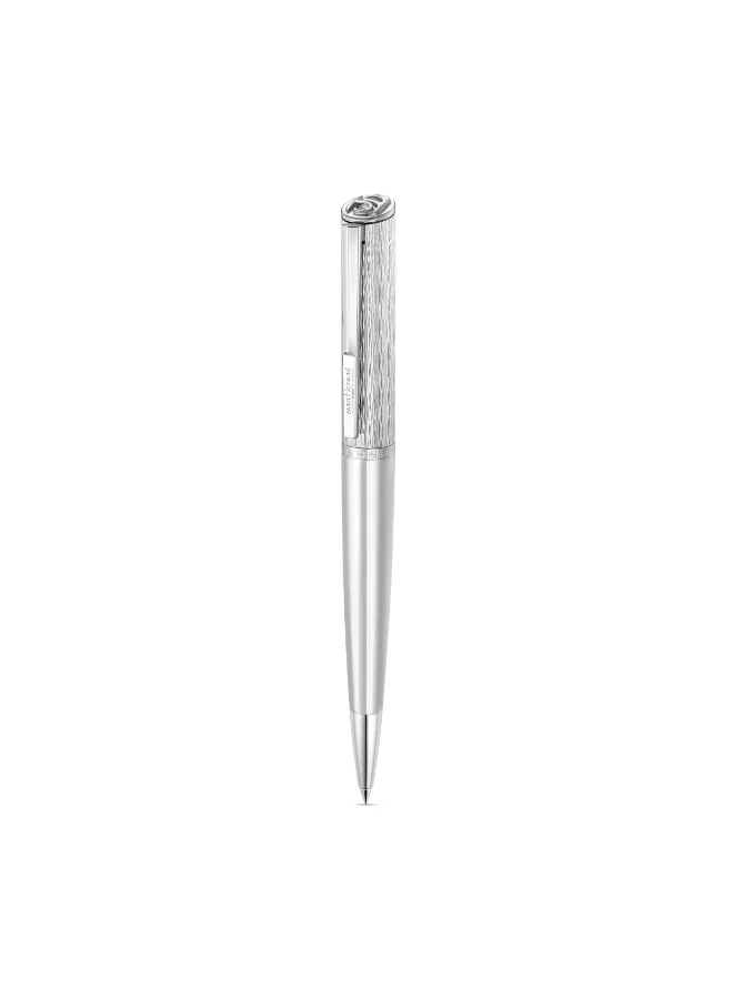 Saint Honore Paris Celebre Pen, Brushed Upper Body with Smooth Lower Body, Parisian Elegance