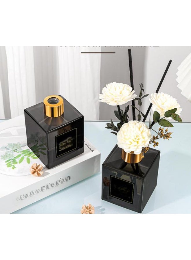 200 ML Flower Reed Diffuser Set Scent Diffuser With Sticks Home Fragrance Flower Diffuser For Home Office Bathroom Shelf Decor  Jasmine Scented - Image 2