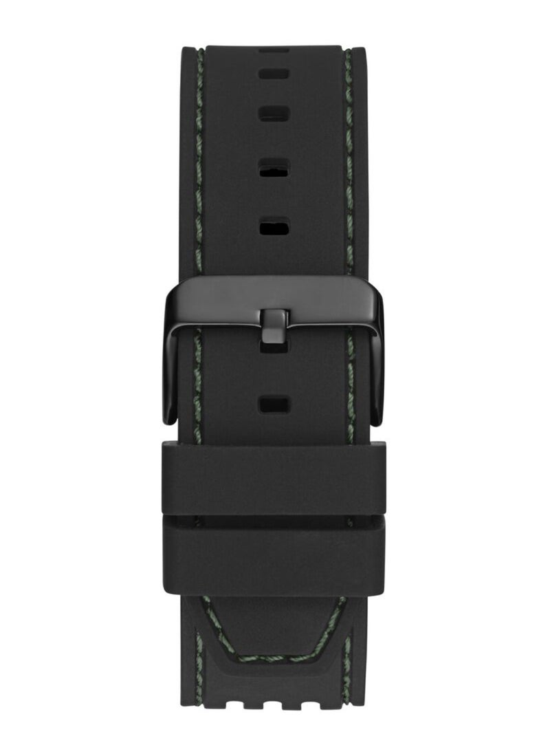 GUESS ساعة GUESS متعددة الوظائف باللون الأسود والأخضر للرجال - GW0499G7  - Image 5